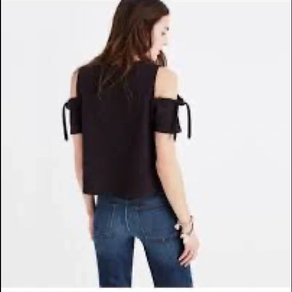 ⚡️Madewell Skylark Cold-Shoulder Top - Picture 2 of 10